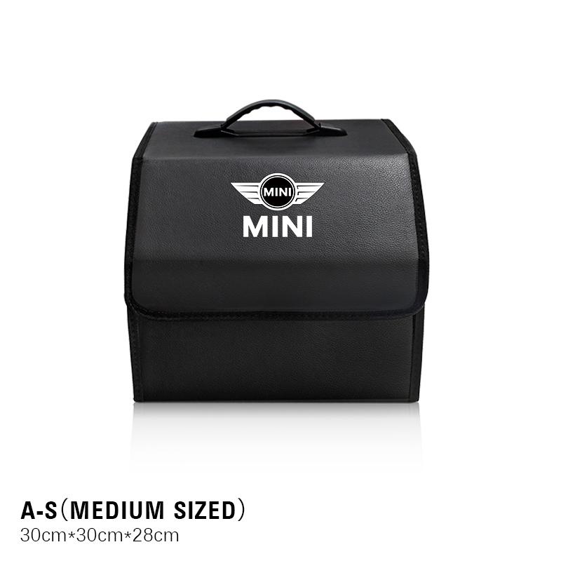 Car Trunk Storage Box High-capacity Leather Organizer Case For MINI Cooper JCW Countryman Clubman Cabrio Paceman Coupe R56 F56
