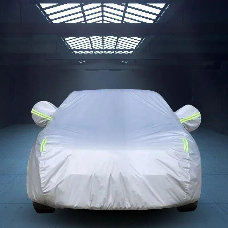 190T Full Car Cover: Sun & Dust Protection, Heat Insulation, Sunshade