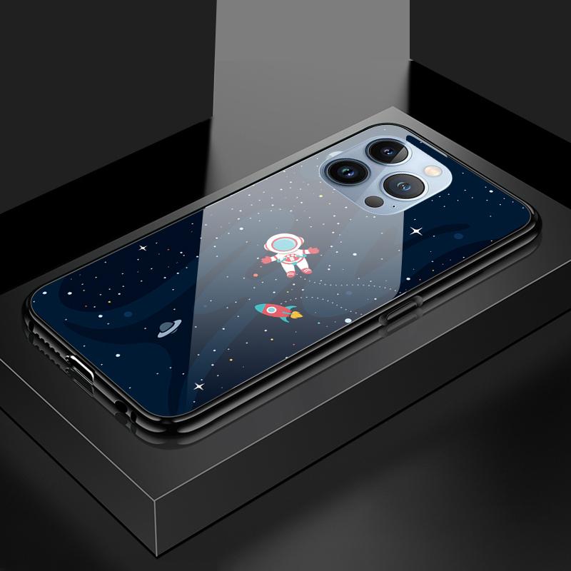 Tempered Glass Phone Case For OPPO Reno13 Reno14 Realme 11 12Pro 14 GTNeo6 C21Y C53 C75 OnePlus Nord2 NordCE3Lite Soft Edge Shockproof Smooth Shell