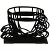 1pc Black Napkin Holder, Room Decors, Stainless Steel Standing Napkin Dispenser Coffee Holders For Paper Kitchen