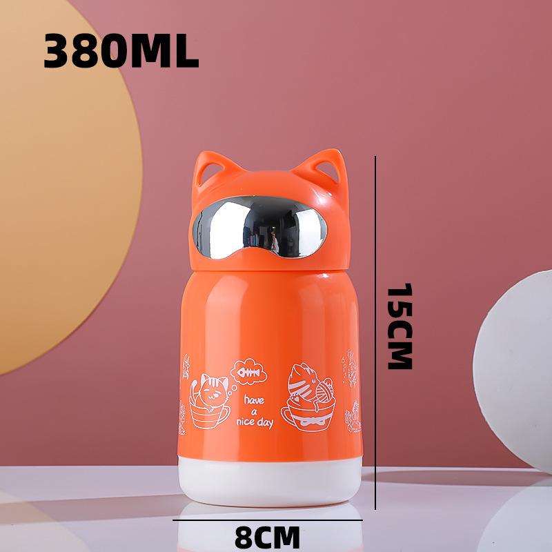 New Creative Money Cat Cartoon Water Cup Double Layered Small Gift Cup Advertising Glass Cup Water Cup