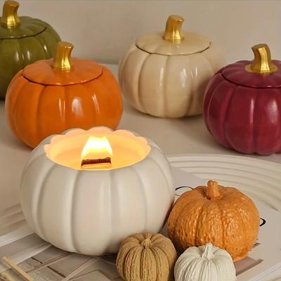 Halloweenská série Úložná krabička ve tvaru dýně Silikonová forma Sádrový svícen Sklenice na výrobu Silikonová forma Ručně vyráběný květináč Pryskyřice