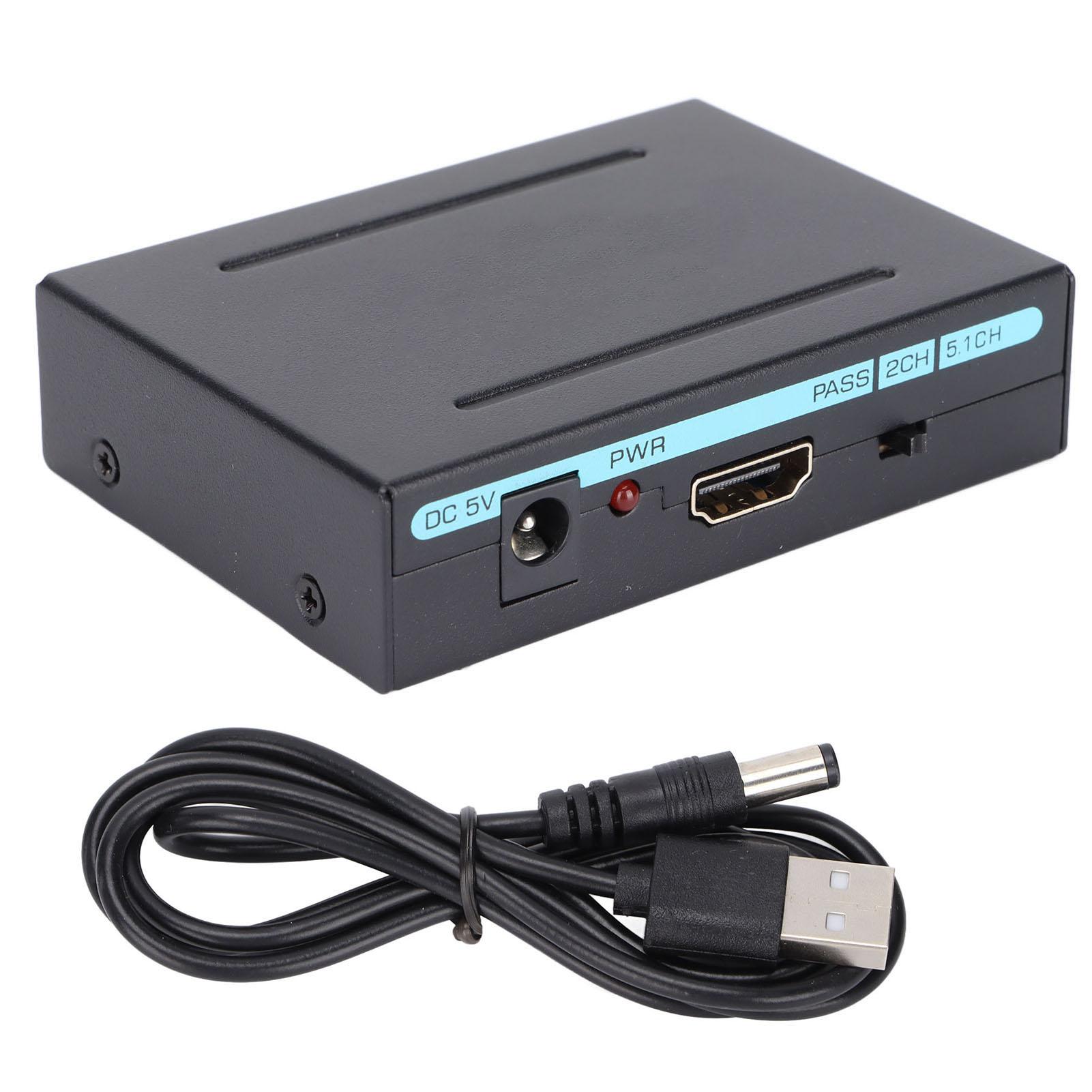 

o Извлечение HD мультимедийного интерфейса в HD мультимедийный интерфейс стерео 4K o Конвертер для