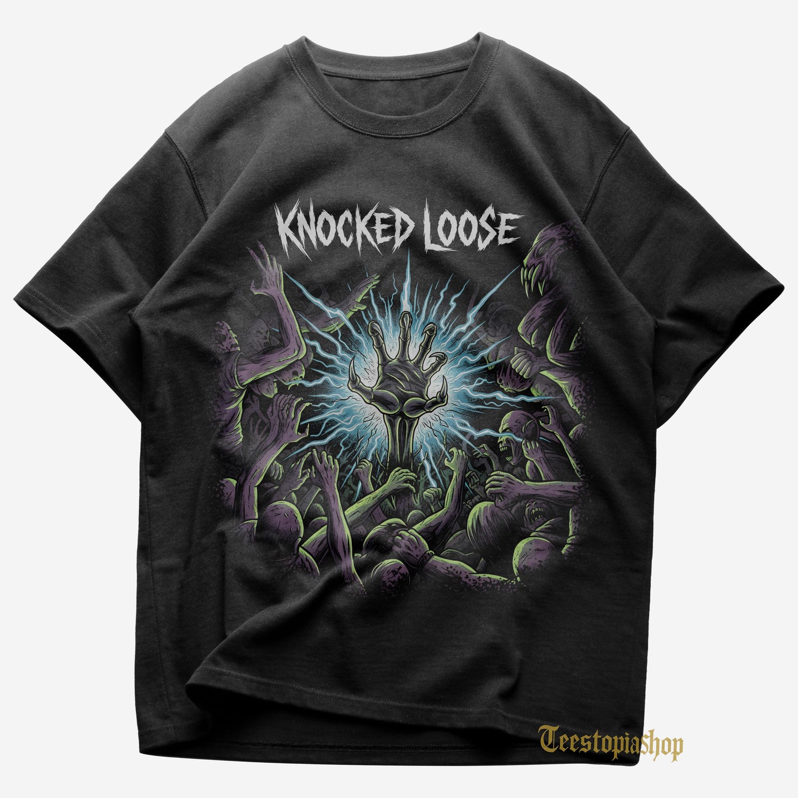 Knocked Loose T shirt - Hardcore Punk Shirt - Laugh Tracks Shirt - Knocked Loose Counting Worms - Knocked Loose Merch - Unisex Metal Apparel M