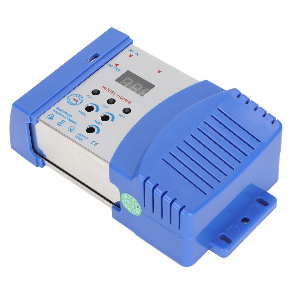 HDM68L RF Modulator Portable Plug and Play HD Multimedia Interface to RF Modulator AC 90‑240VUS