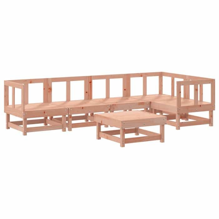 VidaXL Garden Lounge Set 6 Pcs with Cushions Solid Douglas Wood 3185988