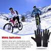 2pieces Warm Winter Cycling Gloves Screen Function For Men And Women Motorcyclist Gloves Cycle