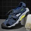 Men's Sandals Classic Genuine Leather Sandals Fashion Outdoor Hiking Shoes Light Breathable Non-slip Sneakers 38-48