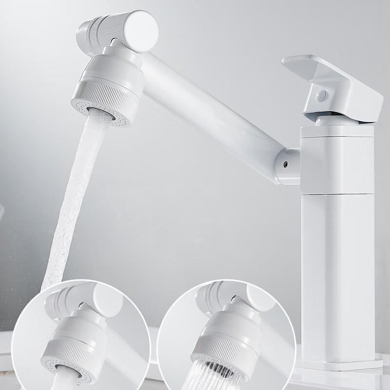 

TLXT Robotic Arm Hot & Cold Washbasin Faucet
