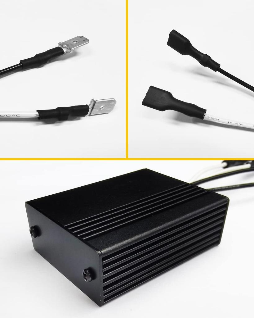 LED Scheinwerfer Blinker Ausblendmodul für H7 LED-Lampenausfallwarnung Flackern während und Umrüstung, Licht, Fahren, Nichtleuchten.