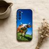 Lovely Cute Cow Cows OX Phone Case For Samsung Galaxy A73,A72,A71,A70,A52,A51 Others Soft Black Cover