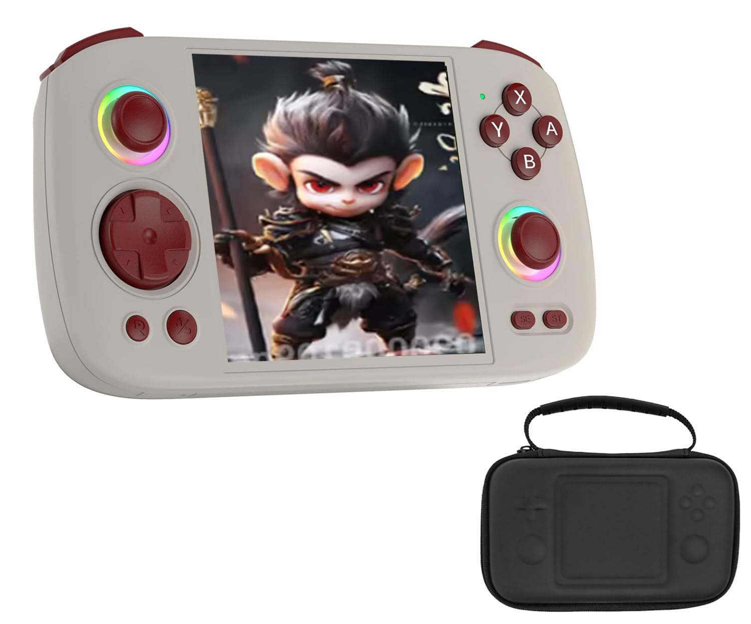 

Anbernic RG Cube Unisoc T820 Whatsko Android Ігрова консоль з Android 13 Вібрація з отвором 5200 мАг Сіра система, 3,95-дюймовий екран, Джойстик, Мотор,