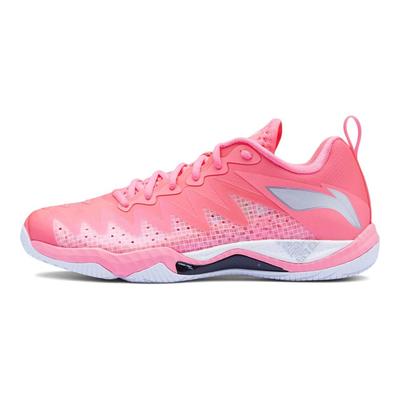 Li Ning Falcon Fashion Versatile Trendy Non-Slip Breathable Rebound Low-Top Badminton Shoes Unisex Sneaker Pink AYAU007-1