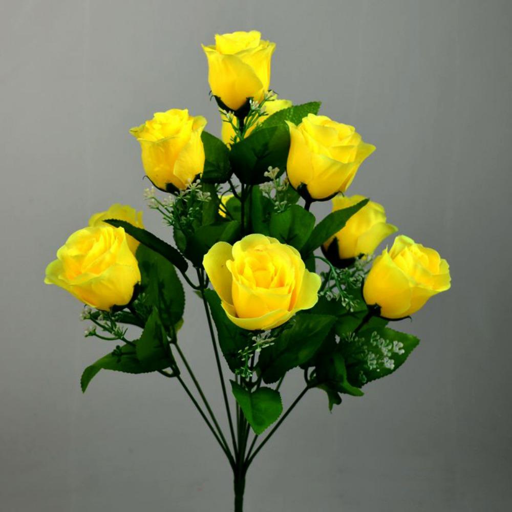 100PCS/bag 3.5*5cm Artificial Bud Flower Diy Christmas Decorative Wreaths Brooch  Home Decor