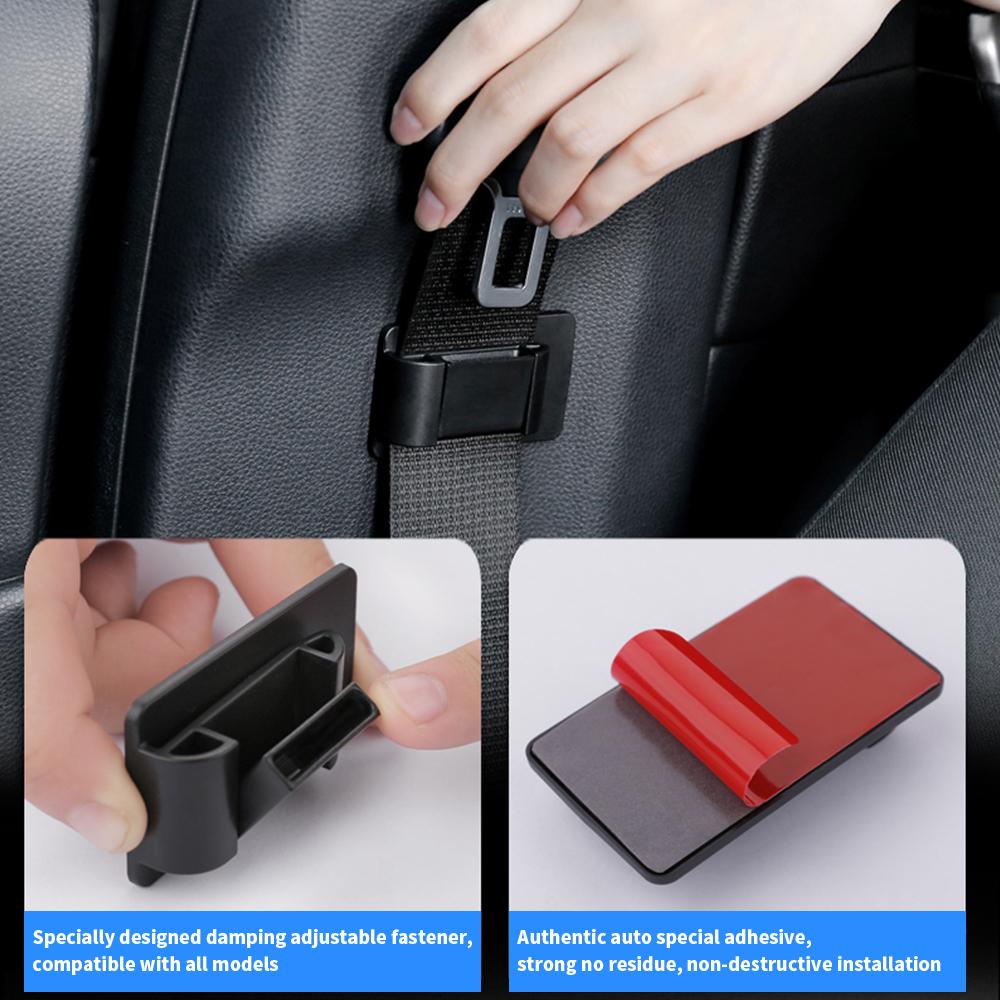 Car Interior Supplies Seat Belt Holder Stabilizer Fastener Universal Style For VW BMW KIA Honda Nissan Hyundai Auto Accessories