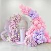 Purple Balloon Arch Kit Pastel Purple Pink Balloons Garland Baby Shower Gender Reveal Wedding Birthday Party Decoration Globos