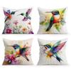 Hummingbird Cushion Covers Pillowcase Fantasy-Inspired Decor For Your Home Sofa Cushion Cover Living Room Bed Car Decor