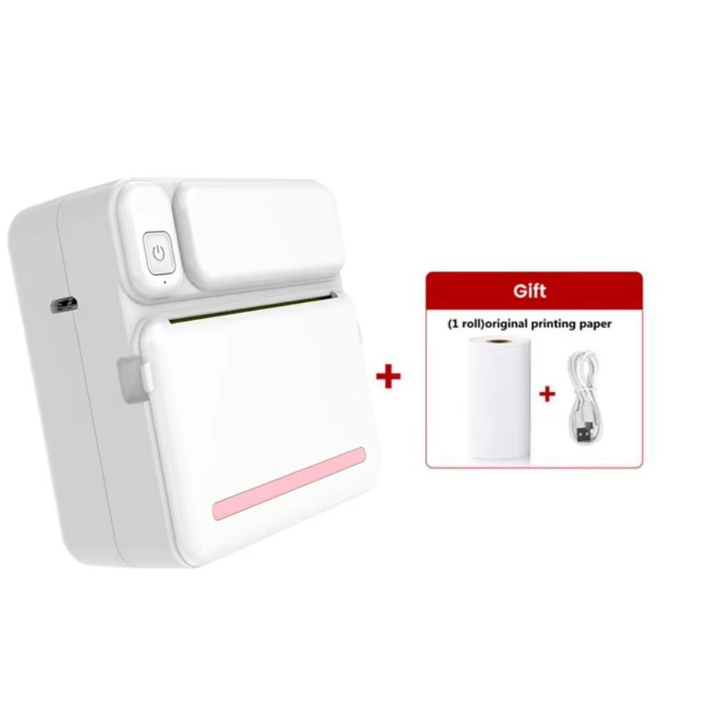 

МИНИ Принтер Портативный Термопринтер Фото Карманный Термопринтер для Этикеток 58мм Печать Беспроводной BT Android IOS Pink