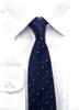 [Hiroko Koshino Homme] Necktie, Dot Pattern, 003254-20000-3010 02 Navy base, purple dots, FREE