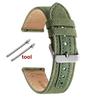 20mm 22mm Braided Canvas Watch Band for Samsung Galaxy 3/4 40mm 44mm Classic 46/42mm Quick Release Bracelet for Huawei Straps