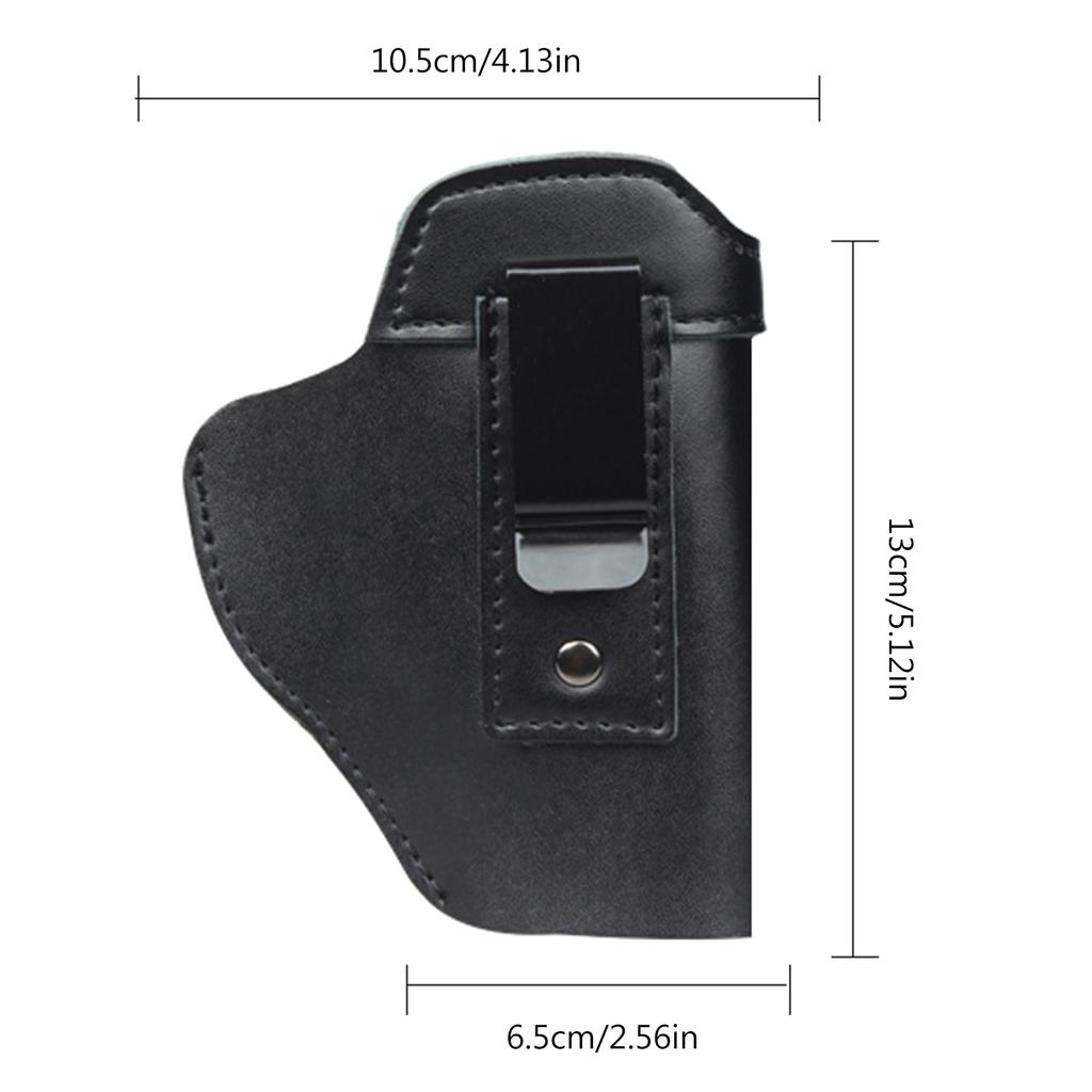 Leder Verdecktes Trageholster Outdoor Taktisches Jagdholster Linke/Rechte Hand Pistolenholster für Männer und Frauen