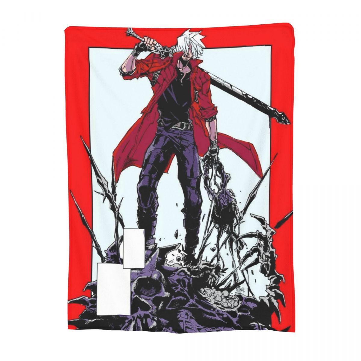 

Данте - Devil May Cry Плед Фланелевый Плед-покрывало для Дивана Легкий для Дивана Постельное Белье Покрывала для улицы Покрывало Одеяло 30x40in