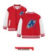 Farbblock-Baseballjacke für Jungen und Mädchen - Frühjahrs-/Herbststil, Samtfutter, Mittlere Dicke für Kinder