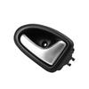 2Pcs Car Interior Internal Door Handle Chrome Plated Left Right Door Handle For Renault Clio 2000-2009 2/3-4/5
