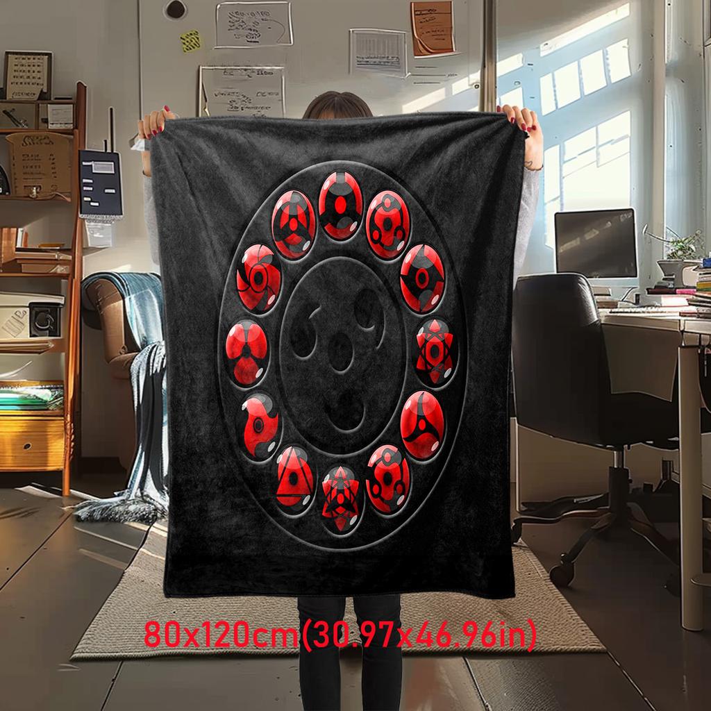 Japanese Anime Cartoon NARUTO Famous Uzumaki Naruto Blanket Soft Home Furnishing Nap Decoration Four Seasons Warm Sherpa Blanket B3