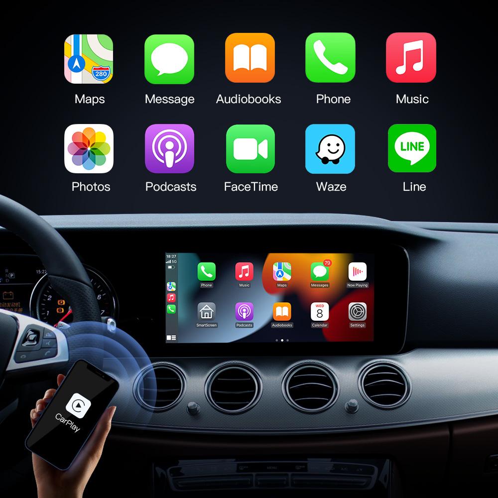 CARABC Drahtloses CarPlay Android Auto Für Mercedes NTG5.0 NTG4.5 A B C CL S CLA CLS KLASSE GLA GLS GLC GLE V250 V260 Sprinter