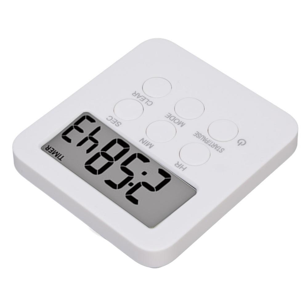 White Alarm Clock Multi-functional Countdown Timer Small Reminder Device  for Cooking