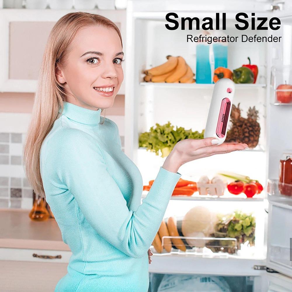 1PC Ozone Refrigerator Deodorizer Sterilizer Air Freshener Odor Eliminator Fridge Air Cleaner For Fruit Vegetable