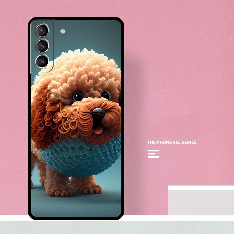 Poodle Dog Phone Case For Samsung Galaxy S25 Ultra S20 S21 S22 S23 S24 Plus S9 S10 S24 FE Cover Coque