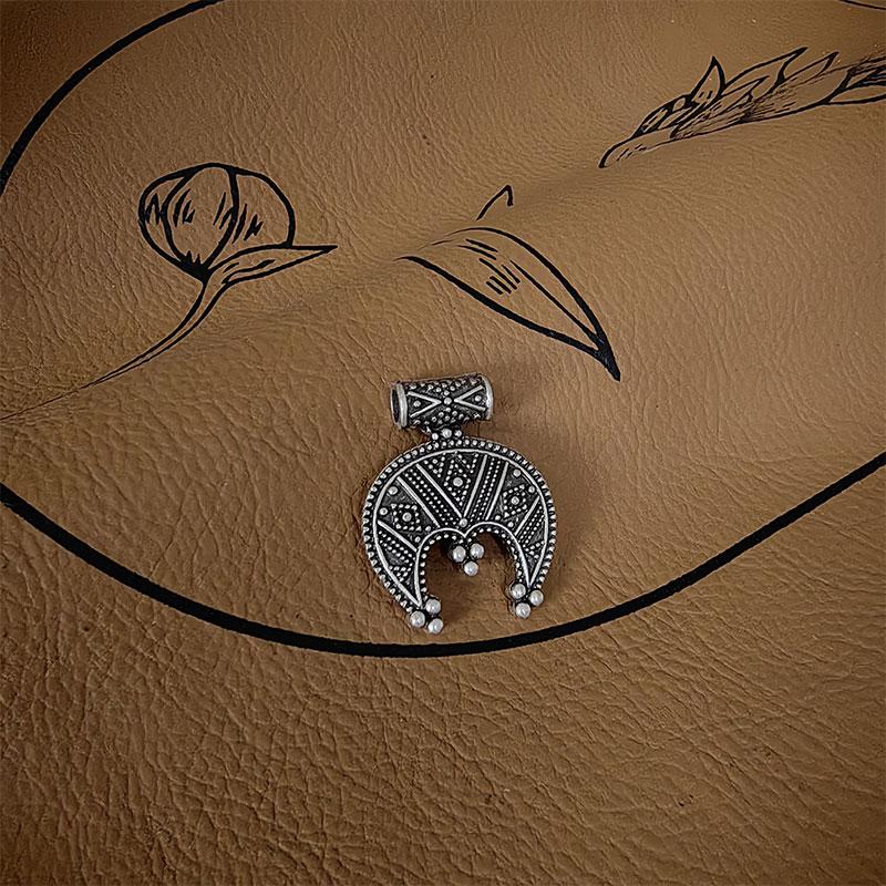 1 pz Lunula Norrena Slava Collana da Donna LUNULA, gioielli vichinghi per donne MORAVIA, Lunitsa, Slavi, Vichinghi, pendentif