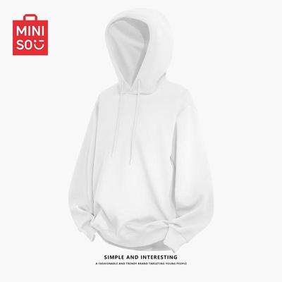 MINISO Unisex Heavyweight Loose Fit Pullover Hoodie