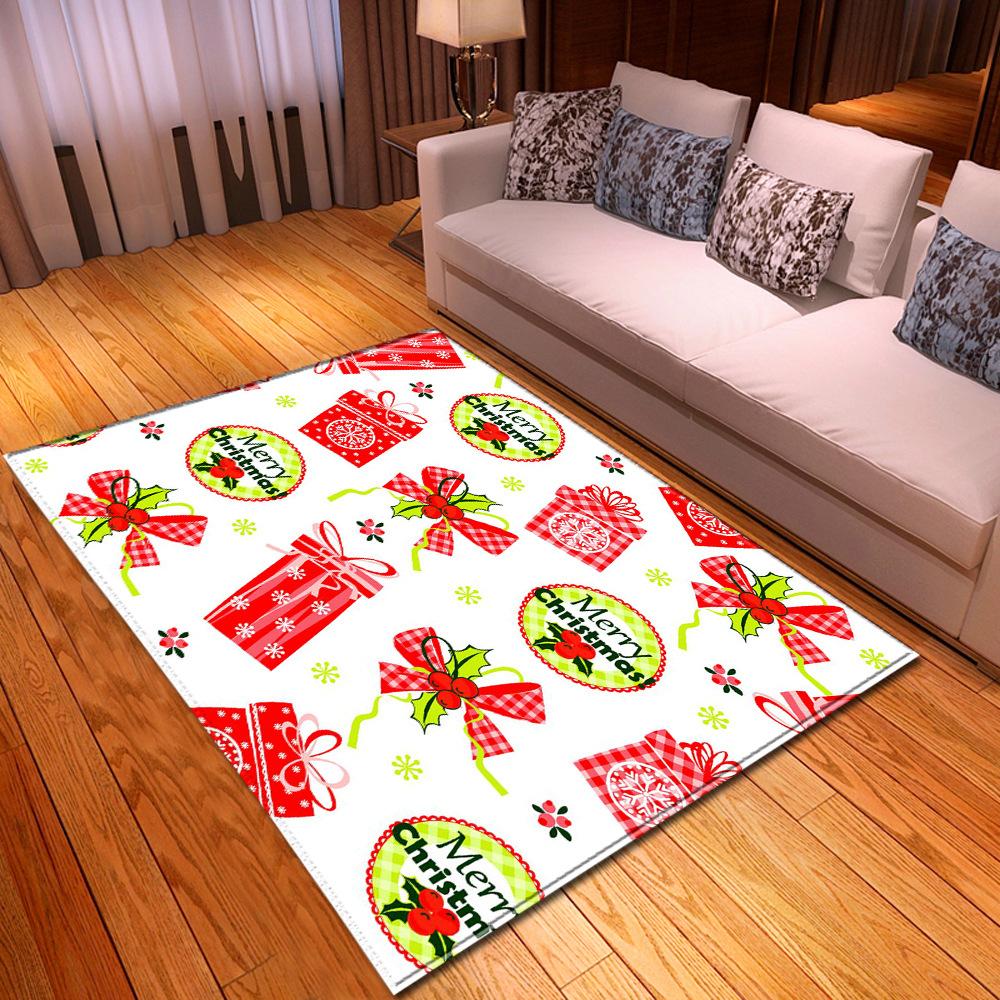 Christmas Living Room Floor Mat Bedroom Dining Room Carpet Carpet Doormat