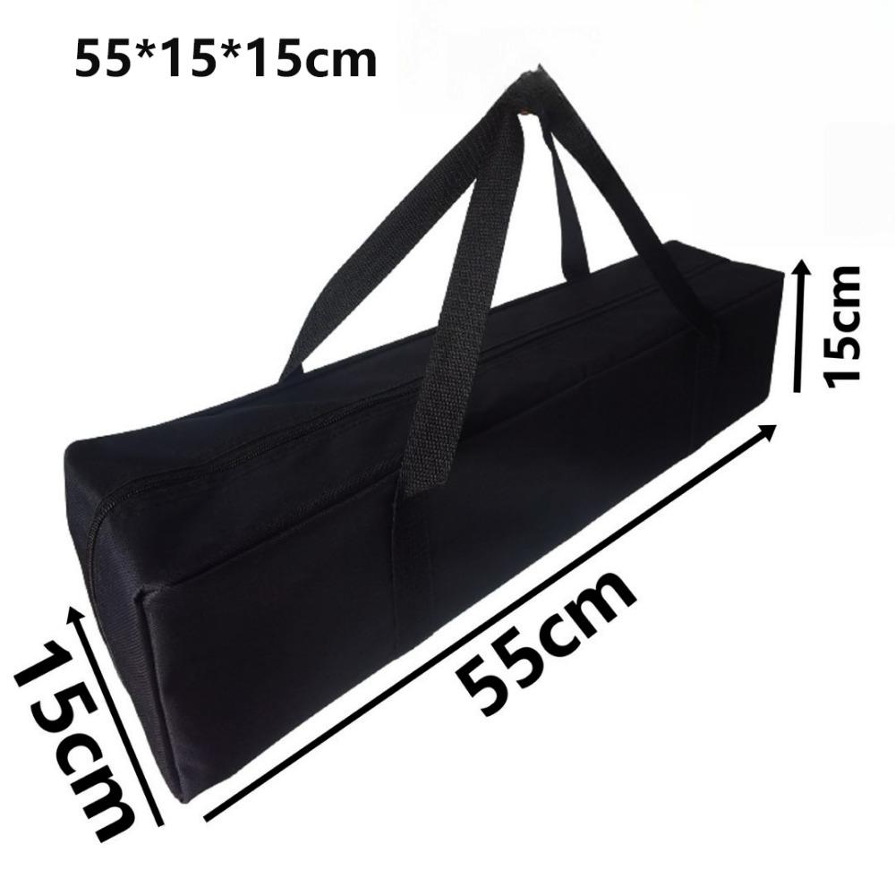 Borsa Portaoggetti Nera Grande Borsa per Palo Tenda in Tela Nuova Borsa Portaoggetti in Tessuto Oxford Forniture da Esterno