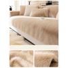 Sofa Cushion Winter Plush Cushion Thickened Light Luxury High-End Sofa Cover Full Covered