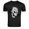 Angry Skull Vintage Horror Illustration Graphic T-Shirt
