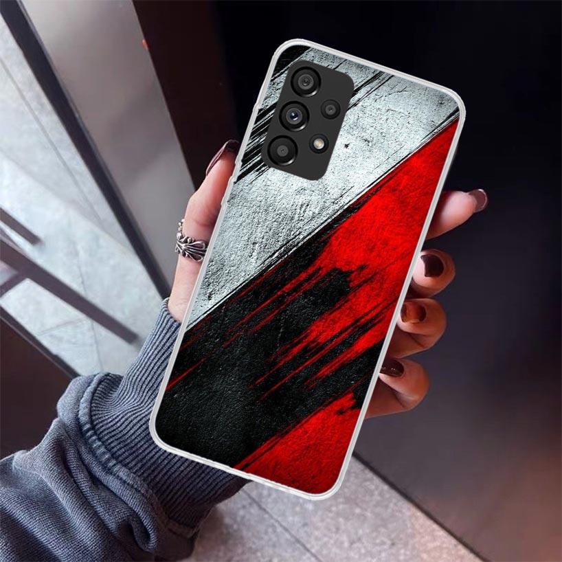 Poland Flag Phone Case For Samsung Galaxy A17 A57 A37 A16 A26 A36 A56 A15 A25 A35 A55 A14 A13 A54 A53 A34 A24 A33 A23 Galaxy A17