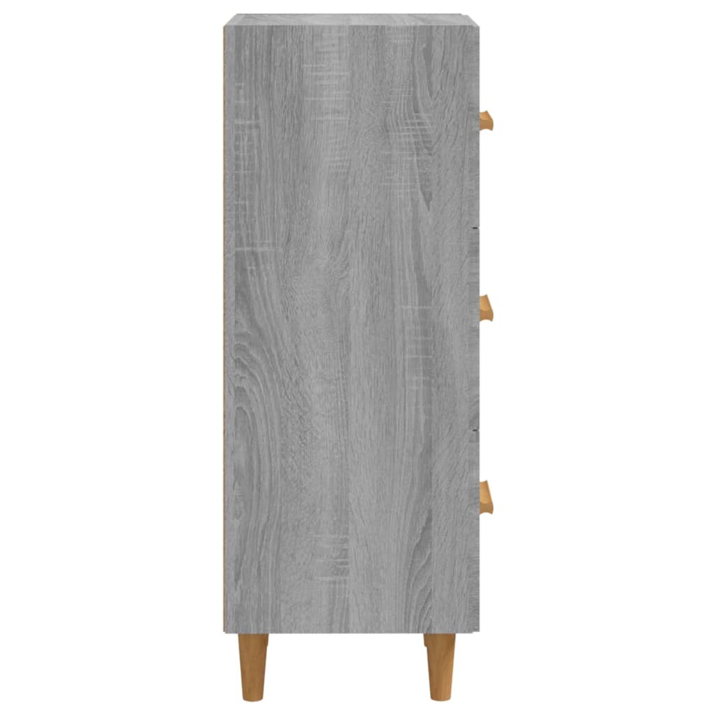 Sideboard in Grey Sonoma 34.5 x 34 x 90 cm engineered wood