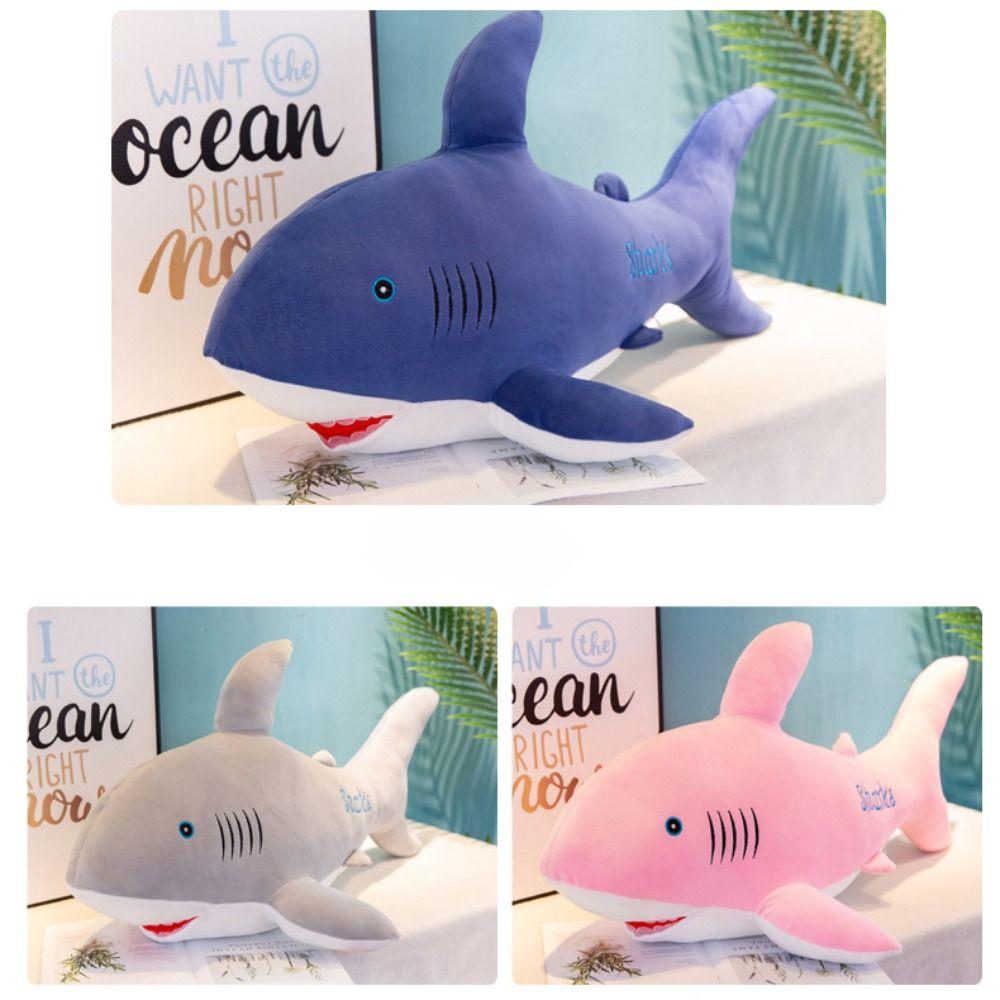 Sea Animals Decorate Giant Shark Plush Toy Shark Stuffed Toys Pillow Cushion Stuffed Animal Doll