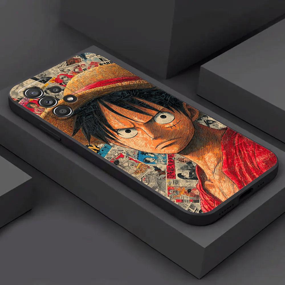 Ones Pieces Luffy Zoro Fashion Phone Cover For Samsung Galaxy A56 A57 5G A37 A55 A36 A26 A17 A07 A35 A34 A53 A54 A52 A73 72 Case