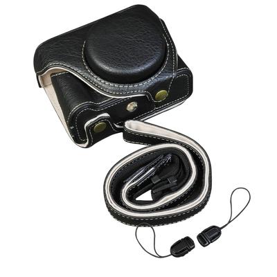 Cámara SIUTATDSH PU Compatible con Cámara Canon Powershot V1 Vlgo Canon V1 Estuche Portátil, Cuero, V1, Estuche, Soporte, Cámara, PSV1, A Prueba de Golpes,