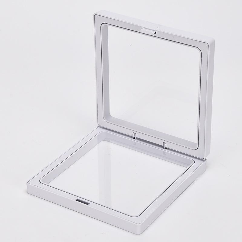 

Прозрачная плавающая витрина для серег-гвоздиков и аксессуаров 110x110x20