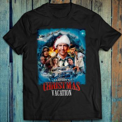 Men's National Lantern Christmas Holiday Pattern T-shirt All Season Pure Cotton Casual Fashion Men's and Women's Street Wear