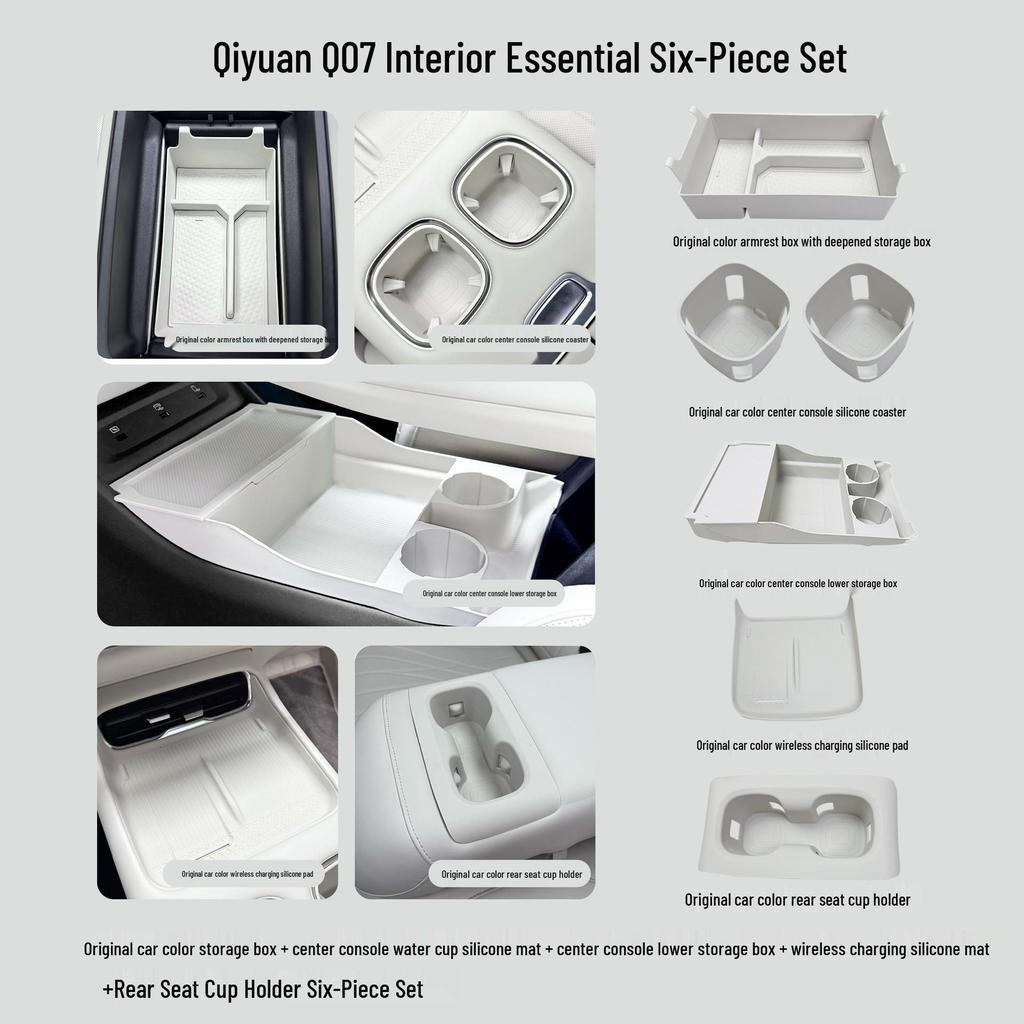 Changan Qiyuan Q07 Silicone Center Console Storage Box for Interior Upgrade