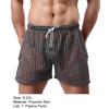 Men Boxers Solid Color Casual Drawstring Hollow Out Elastic Waist Men Briefs Sleeping Clothes