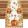 Pumpkin Fall Table Runner, Autumn Thanksgiving Pumpkin Kitchen Dining Table Decoration, Holiday Party Decor, 13x72 Inch