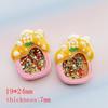 10Pcs Cute Mini Shining Christmas Series Flat Back Resin Cabochons Scrapbooking DIY Jewelry Craft Decoration Accessorie F68